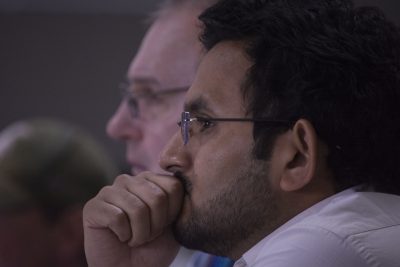 Closeup of man's face