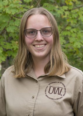 Outdoor portrait of student