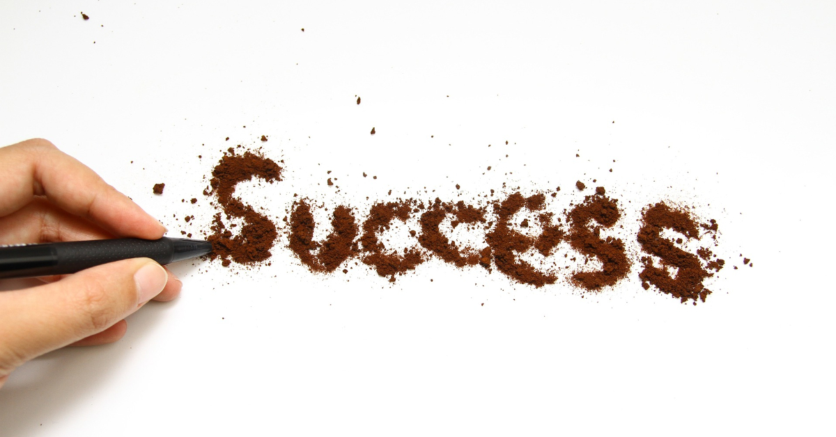 Success written