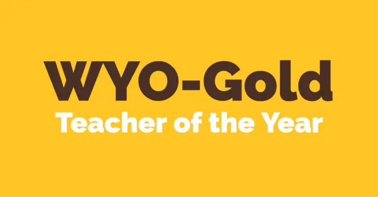 Wyo-Gold Teacher of the Year