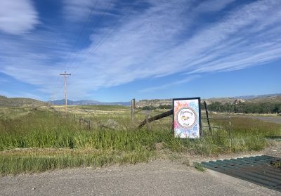 Ag & Art Tour sign outside of the Fiddle Back Ranch 
