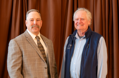 Dean Kelly Crane, left, and Roger Coupal, right.