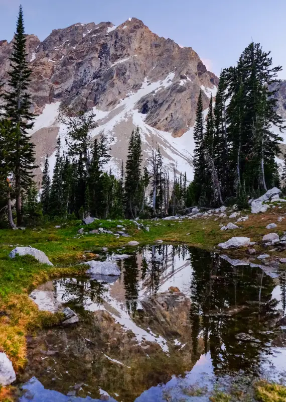 Upper Paintbrush Canyon in Grand Teton National Park. Photo by Tucker Furniss