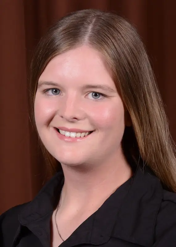 A portrait of Audrey Peters.